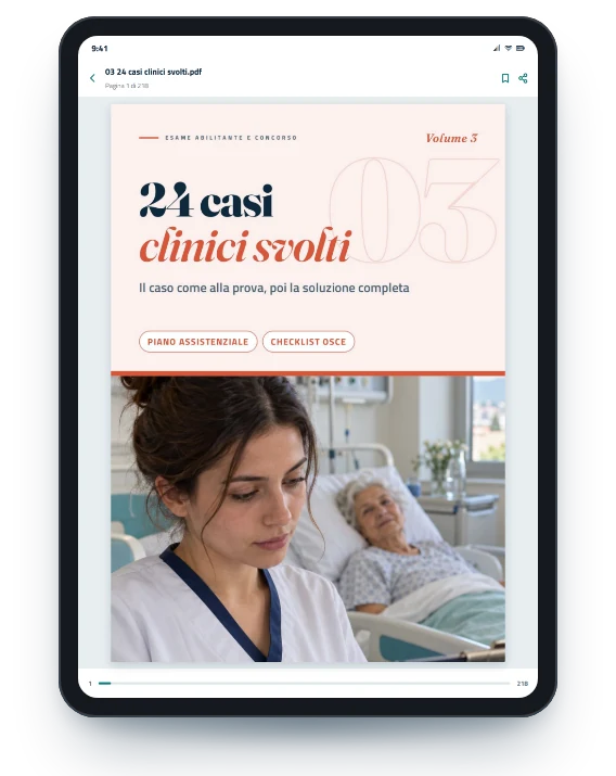 Il PDF 3 aperto su tablet