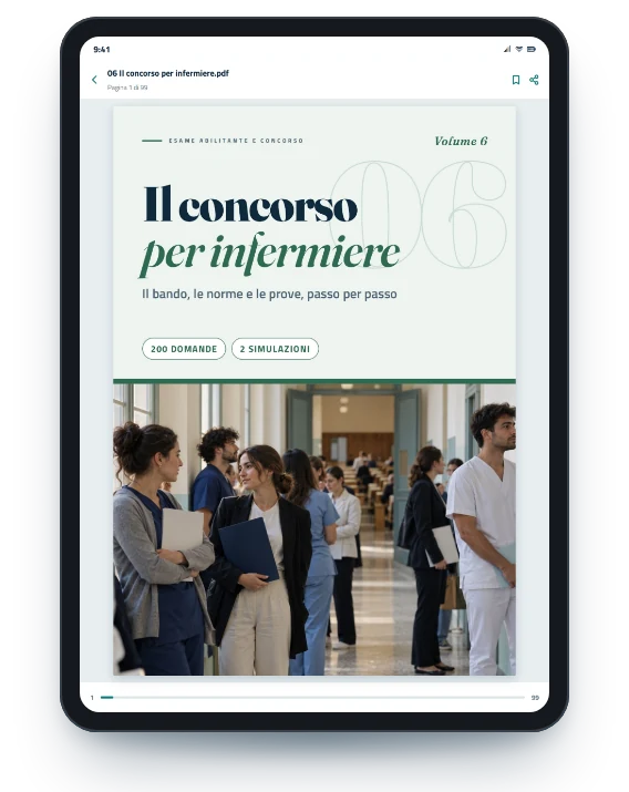 Il PDF 6 aperto su tablet